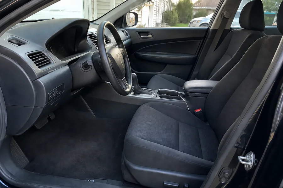 Freshly detailed car interior service example